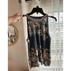 Danielrainn Women's Tank Top Floral Pattern Size Medium Petite
